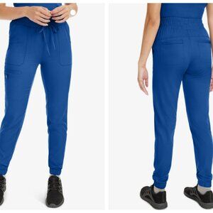 Healing Hands Renee Women's Jogger Cargo Pants  (Royal Blue)  (Petite Small)